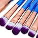 Cinidy Makeup Brushes Set with Color Bag 12pcs Unicorn Kabuki Cosmetic Brushes Foundation Eyebrow Eyeliner Blush Makeup Brush
