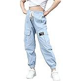BINPAW Girls Cargo Jogger Pants 6-16 Years