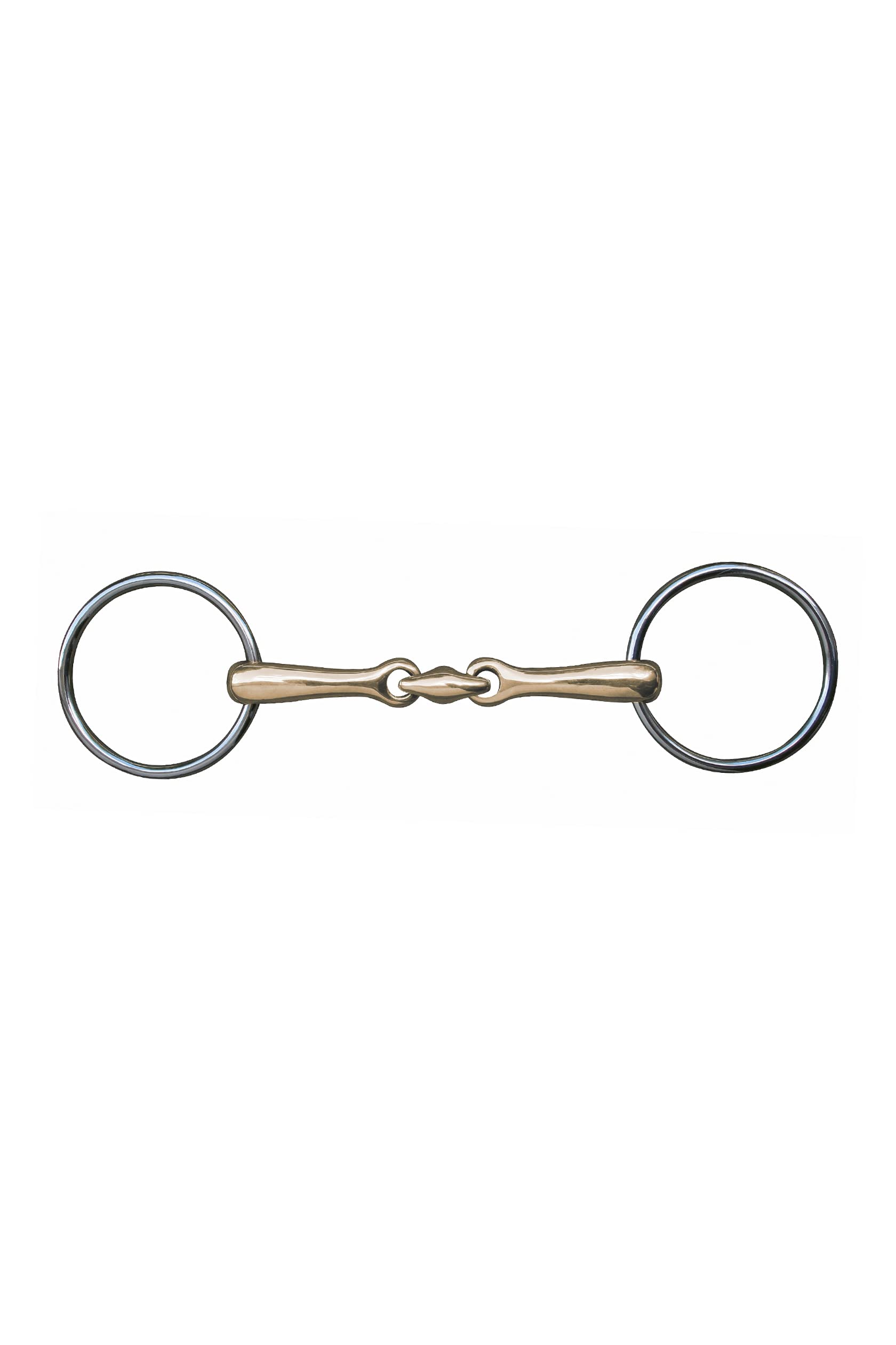 HKM 540496 doppelt Gebrochenes Gebiss 18 mm, Argentine, Stainless Steel Ring, M