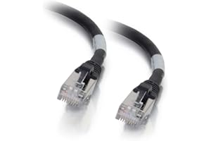 C2G 00721 Cat6a Cable - Snagless Shielded Ethernet Network Patch Cable, Black (30 Feet, 9.14 Meters)