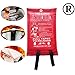 Inf-way Emergency Fire Blanket for Home and Kitchen, 5 Size for Choice, 1 Pack Fire Blanket 3.3x3.3ft