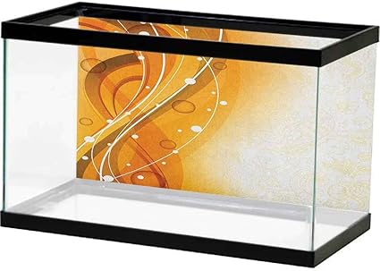 Amazon Com Andrea Sam Background Poster Orange Abstract Curves