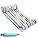 FindUWill Hammock Float Portable Swimming Pool Lounger with Inflatable Water Pillow (Colorful)