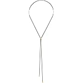 MIJENITI Gold Silver Necklace for Women Y Chain Adjustable Gold Long Necklaces Fashion Dainty Jewelry