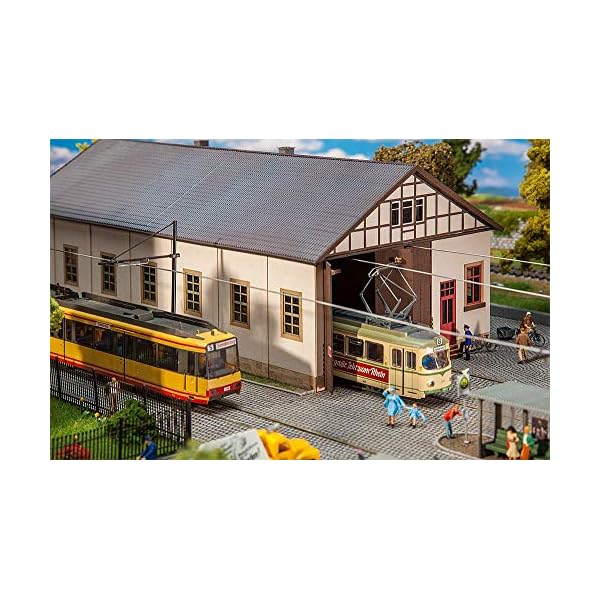 Faller FA120289 Straßenbahndepot Naumburg Modellbausatz, Zubehör, Mehrfarbig – Bild 3