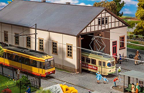 Faller FA120289 Straßenbahndepot Naumburg Modellbausatz, Zubehör, Mehrfarbig – Bild 3