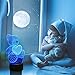 Night Lights for Kids Teddy Bear 7 Colors Change with Remote 3D Nightlight Help Kids Fell Safe at Night or As A Gift Idea for Women or Girls by Easuntec (Teddy Bear Heart)