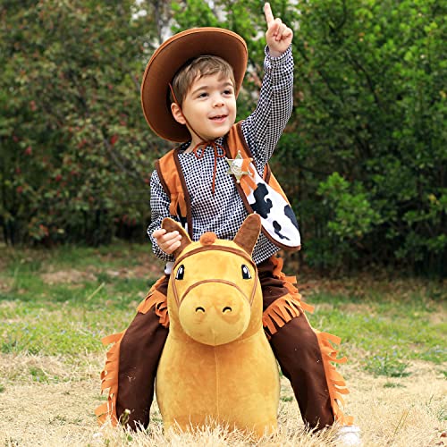 iPlay, iLearn Cowboy Costume for Boys, Toddler Western Outfit Set W