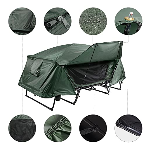 Folding Double Tent Cot Portable 2Person Durable Waterproof
