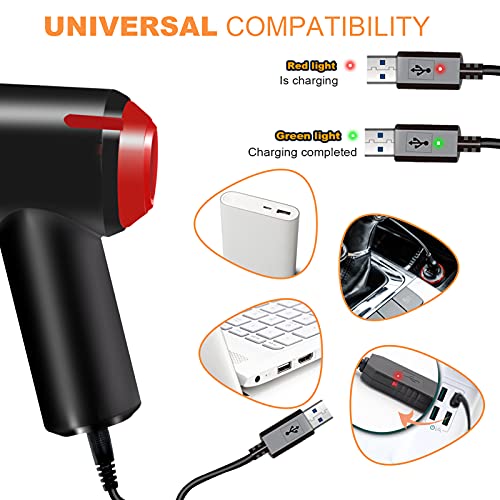 PeroBuno Electric Compressed Air Duster, 5200 PA Powerful Air Blower