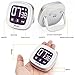 Kitchen Timer, RISEPRO Touchscreen Digital Kitchen Cooking Timer with Loud Alarm Count Down and Up Stopwatch Cooking Bread Candy BBQ EN7001