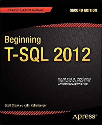 Beginning T Sql 2012 Experts Voice In Databases Kathi -
