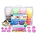 ESAND (Updated Large Cup Clay) Air Dry Clay, 24 Colors Modeling Clay Set Best Gift for Kids, Ultra Light Magic Soft Clay with Modeling Tools and Project, No-Sticky and Non-Toxic
