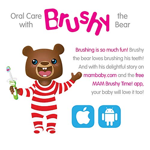 MAM Baby Toothbrushes (2 Baby's Brushes and 1 Safety Shield