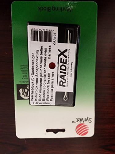Ram Ewe Sheep Marking Harness Crayon ORANGE Breeding Heat Detection Goat