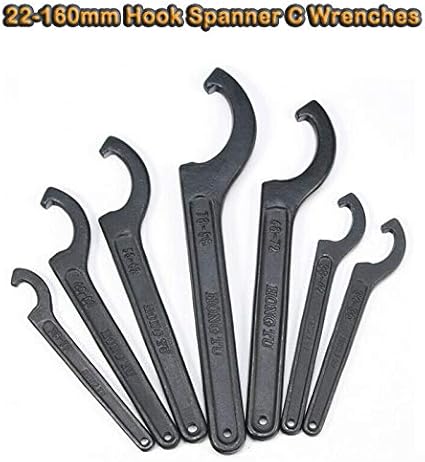 1x Cle A Crochet Reglable 38 42mm Cles A Ergot Cle Tricoise Universelle Pour La Fixation Ou Le Demontage Des Ecrous Ronds Et Des Couvercles De Compteurs D Eau Sur Les Machines Outils Amazon Fr Bricolage