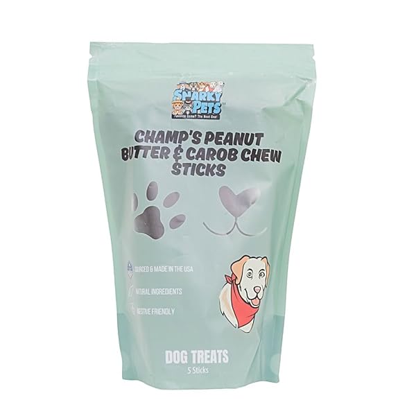 SNARKY PETS CRUNCHY TREATS (5 STICKS, PEANUT BUTTER...