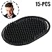 Kapmore 15 PCS Palm Brush Pocket Comb Creative Scalp Massage Brush Portable Shampoo Hair Comb for Men