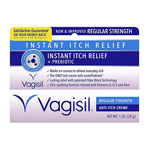 Vagisil Medicated Anti-Itch Crème, Regular Strength, 1 Ounce (Pack of 3)