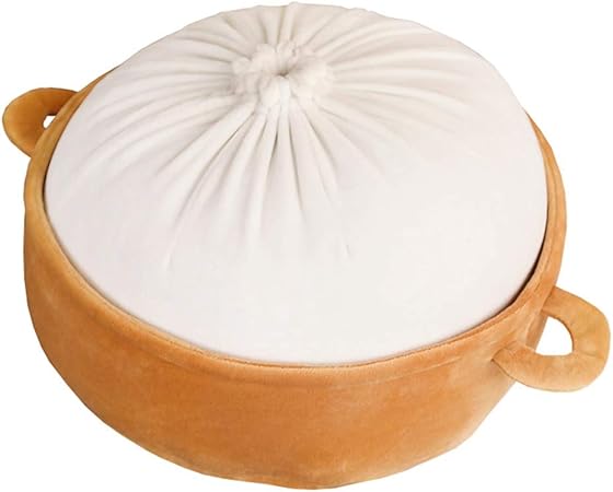 Amazon リアル肉まん ぬいぐるみ 抱き枕 食べ物 おもちゃ ホワイト 50cm かわいい 面白い クッション 柔らかい ふわふわ 赤ちゃん 恋人 お誕生日 プレゼント 部屋飾り ぬいぐるみ おもちゃ