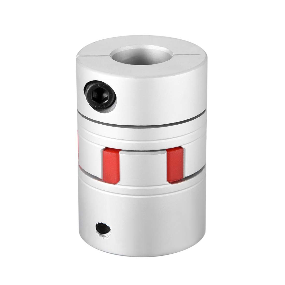 sourcing map Shaft Coupling 20mm to 20mm Bore L65xD45 Flexible Coupler Joint for Servo Stepped Motor