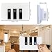 WiFi Smart Light Switch, HOSYO 3 Switches Touch Wall Plate Alexa Light Switch, In-Wall Wireless On/Off Wall Switch, Timing, Voice App Remote Control, Compatible with Amazon Alexa