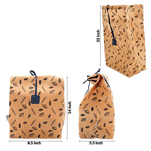 Waxed Canvas Reusable Lunch Bag 100 Biodegradable, Eco friendly and