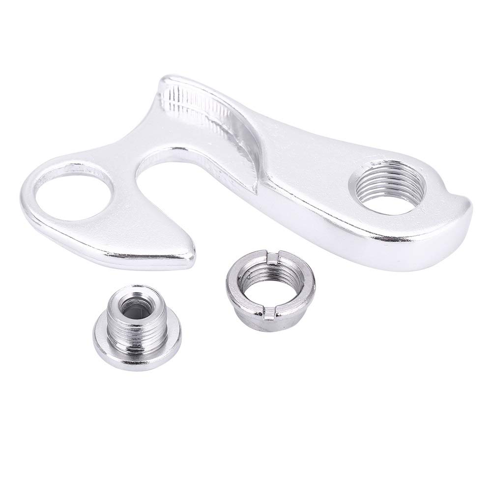 1pc Bike Gear Hanger, Cycling Bicycle Aluminium Alloy Rear Gear Mech Derailleur Hanger Hook Dropout Frame Forme Bike Derailleur Hanger for Most Bikes(014)