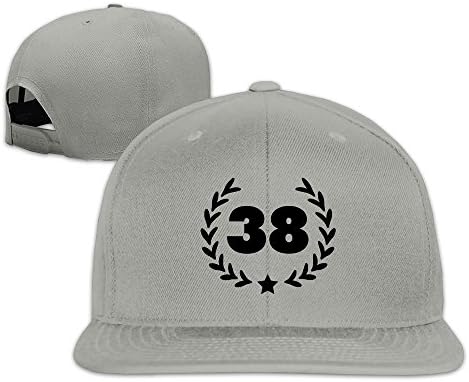 Unisex 38 Number Laurel F1 Snapback Adjustable Hat One Size--Ash