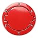 Gas Cap Cover-Red Tank Cap Fuel Filler Door for 2007-2017 2/4 Door Jeep Wrangler JK & Unlimited