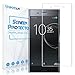 Xperia XZ Premium Screen Protector, OMYFILM Xperia XZ Premium Tempered Glass [Full Coverage] [Dust-free] 9H Hardness Glass Screen Protector for Sony XZ Premium (Clear)