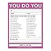 Knock Knock You Do You Nifty Note, Checklist Memo Pad, 4 x 5.25-inches