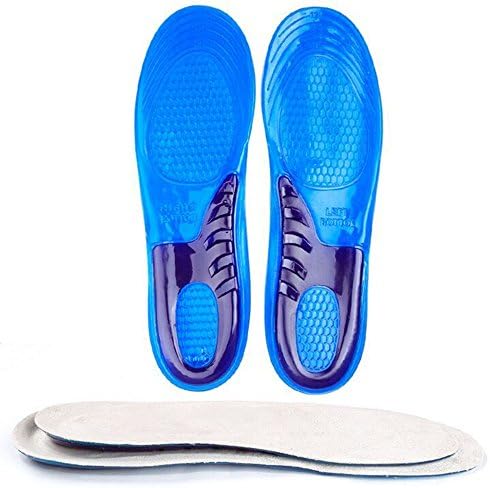 Speedfeet Sport Insole Gel Massaging Insole for Low Arches Orthopedic and Plantar Fasciitis Running,Silicone Insole for Women Shoes Insert(Women's Sizes 6-10(2 Pair )