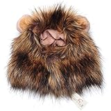 Pet Costume Lion Mane Wig for Dog Cat Halloween Dress up with Ears with Gift
