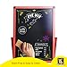 Woodsam 28”x 20” LED Sign A Frame Chalk Board/Felt Letter Chalkboard/Markers Erase Calendar/Bulletin/Yard Signs Sidewalk Neon Glass&Chalk Black Board Standing Easel for Wedding Decor/Outdoor Display