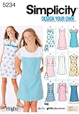 Simplicity Sewing Pattern 5234 Girls/Girls Plus Dresses, AA (8-10-12-14-16)