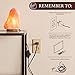 2 Natural Himalayan Salt Lamp w/ Bulb, Dimmer Cord