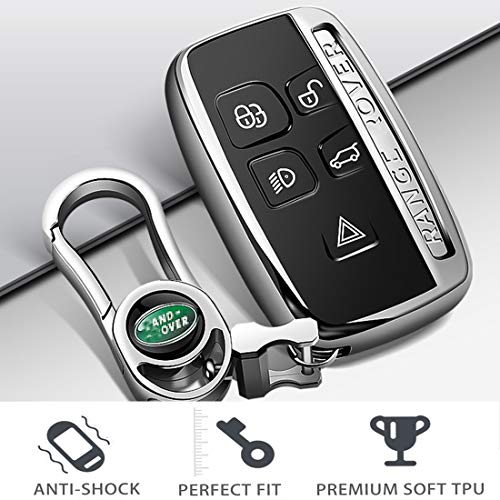 Intermerge Key Fob Cover for Range Rover Evoque Velar Sport Discovery