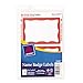 Avery Name Tags, White with Red Border, Packs of 100 per Pack, 18 Packs, 1,800 Removable Name Badges Total (05143)