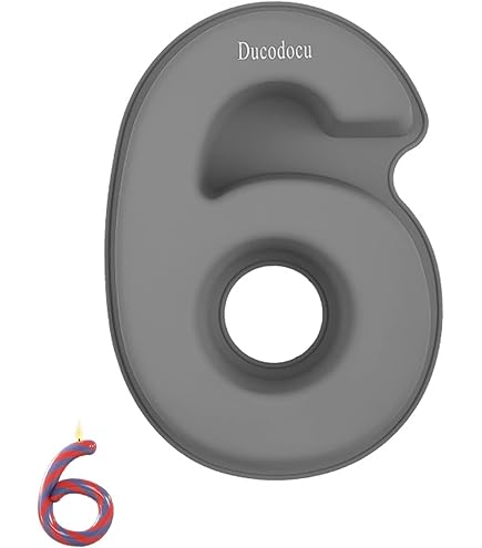 Cake Pan Ducodocu Silicone Number Cake Mold (10