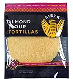 Siete Almond Flour Tortillas, Paleo Approved, 8 count (1 Pack - 8 Tortillas)