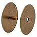 Prime-Line U 10088 Steel Door Hole Cover Plate, Antique Brass (Single Pack)