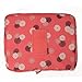 Jiaruo multi-function travel cosmetic bag waterproof Makeup bags (floral pink)