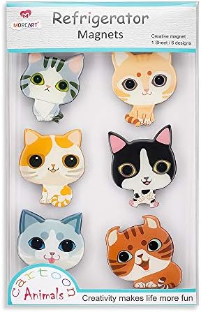 Kjiaマグネット 漫画猫冷蔵庫マグネット オリジナルデザイン 猫ステッカー 猫キャラクターステッカー ホームデコギフト 玄関ドア オフィス キッチン 飲食店の飾り用 唯一無二の猫デザイン Otcon Com Br
