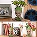 Groot Action Figures Fashion Guardians of The Galaxy Flowerpot Baby Cute Model Toy Pen Pot Best Christmas Gifts For Kids (Thinking tree)