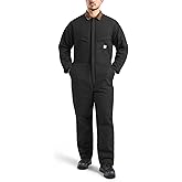 HISEA Insulated Coveralls for Men, Winter Water Resistant Work Coveralls, Loose Fit Utility Canvas Jumpsuit for Cold Weather