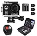 4K Sports Action Camera by REMALI, The Best Action Camera Package Available ON Amazon - Carrying Case, 2 Extra Batteries, Dual Battery Charger, Remote Control, 19 Mounts and Accessories!! Buy Now! primary