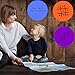 PinCute Updated Larger Sized 11.8 inch 10 Pack Dry Erase Dots Circles Sticker for Spots Tables, Colorful Removable Whiteboard Painting Marker, Essential School Teachers Supplies for Classroom