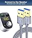 JSAUX USB 3.0 A to A Male Cable, USB to USB Cable 2 Pack(3.3ft+6.6ft) USB Male to Male Cable Double End USB Cord with Gold-Plated Connector for Hard Drive Enclosures, DVD Player, Laptop Cooler (Grey)
