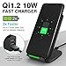 FosPower Qi Wireless Charger 10W Charging Pad for iPhone 11, 11 Pro, 11 Pro Max, XR, Xs Max, XS, X, 8, 8 Plus, Galaxy S10 S9 S8, Note 10 (AC Adapter Not Included)
